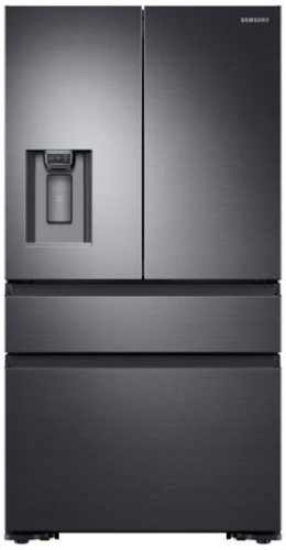 Samsung 22.7 Cu. Ft. Fingerprint Resistant Black Stainless Steel Counter Depth French Door Refrigerator-RF23M8070SG