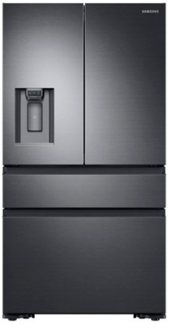 Samsung 22.6 Cu. Ft. Fingerprint Resistant Black Stainless Steel Counter Depth French Door Refrigerator
