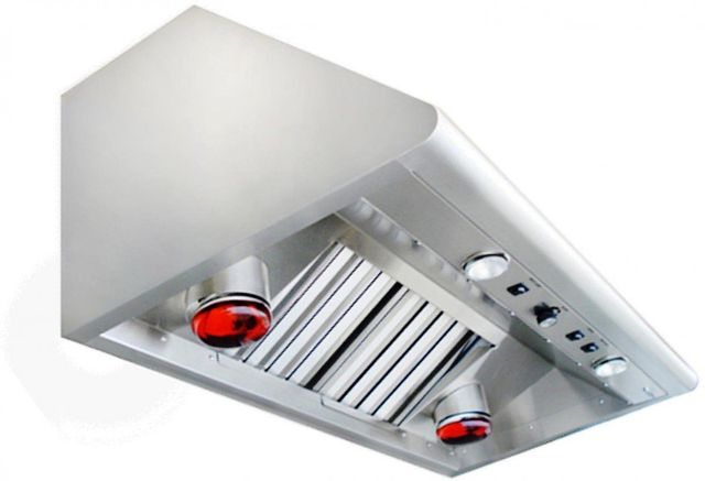 Capital Performance 48" Stainless Steel Wall Mounted Ventilation Hood 1