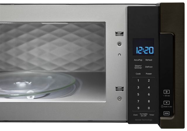 Whirlpool® 1.1 Cu. Ft. Black Stainless Over The Range Microwave 6