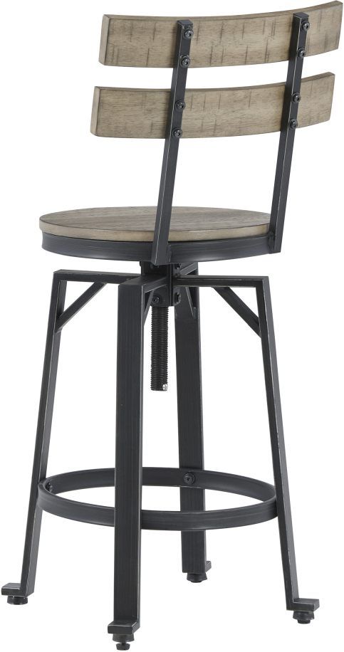 Signature Design by Ashley® Lesterton Light Brown/Black Counter Height Stool - Set of 2-2