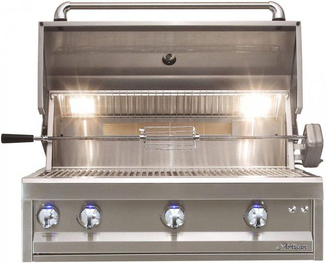 Artisan™ American Eagle Series 61.38" Stainless Steel Free Standing Cart Model Grill 2