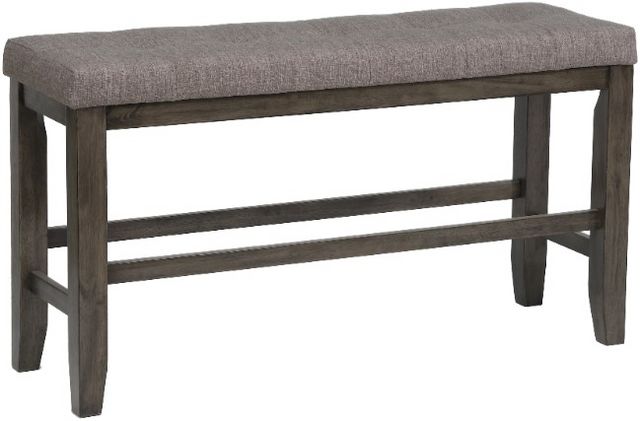 Crown Mark Bardstown Grey Counter Height Dining Bench-0