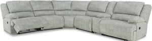 Signature Design by Ashley® McClelland 6-Piece Gray Reclining Sectional