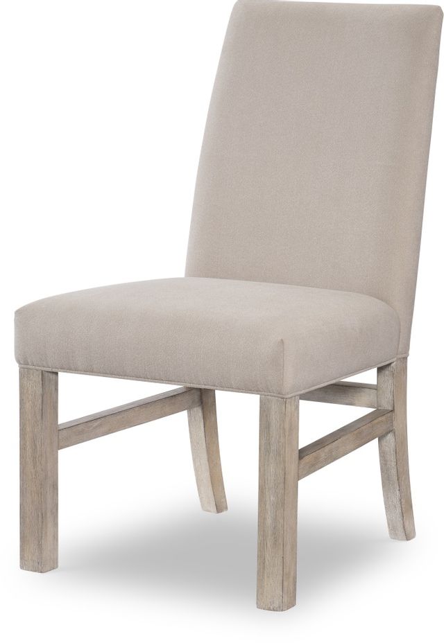 Legacy Classic Westwood Weathered Oak Upholstered Side Chair