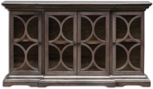 Uttermost® by Matthew Williams Belino Silver Wooden Cabinet-0