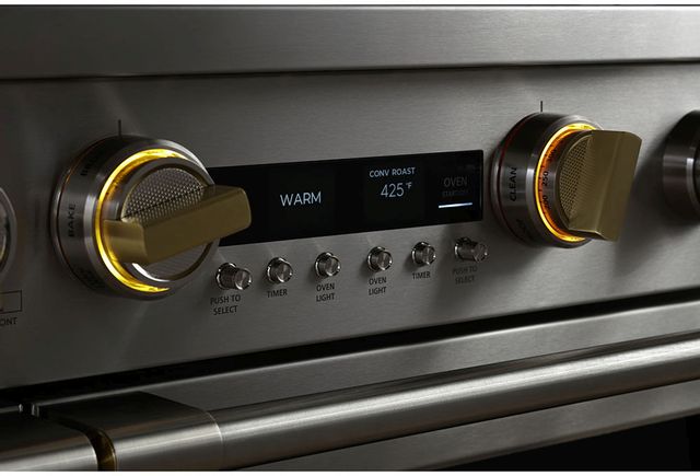 Monogram® 36" Statement Collection Stainless Steel Pro Style Dual Fuel Range 5