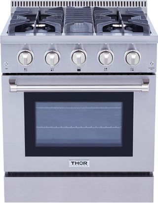 Thor Kitchen® 30" Stainless Steel Pro Style Dual Fuel Range
