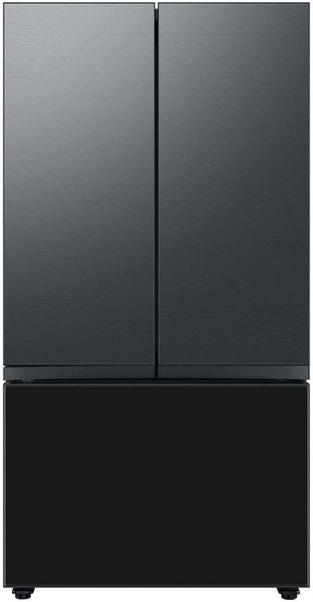 Samsung Bespoke 18" Matte Black Steel French Door Refrigerator Top Panel 5