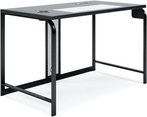 Signature Design by Ashley® Lynxtyn Black 48" Office Desk with Cup Holder