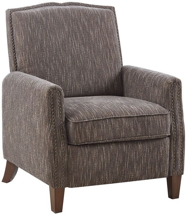 Olliix by Madison Park Brown Multi Wells Push Back Recliner | Bob Mills ...