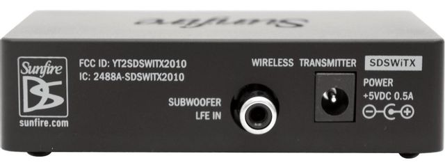 Sunfire® Dynamic Series Subwoofer Wireless Transmitter-Black 1