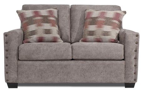 Intermountain Furniture Alta Loveseat with 2 Pillows-0