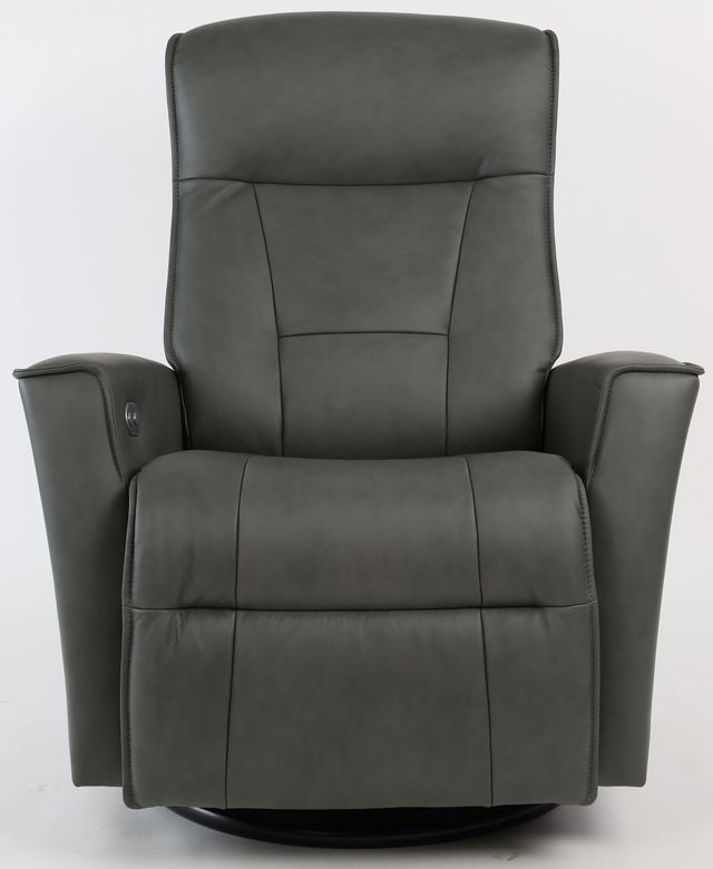 Fjords® Relax Harstad Grey Small Dual Motion Swivel Recliner 1