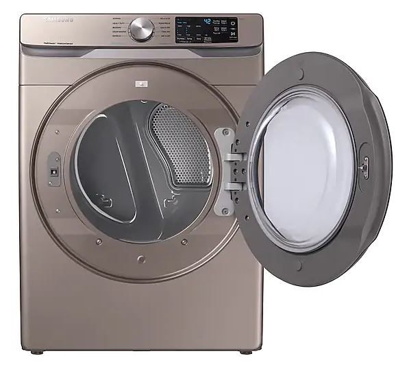 Samsung Champagne Front Load Laundry Pair 12