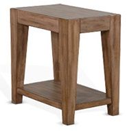Sunny Designs™ Doe Valley Buck Skin Chair Side Table-0