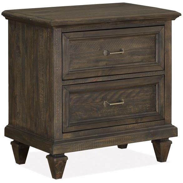 Magnussen Home® Calistoga Weathered Charcoal Drawer Nightstand-0