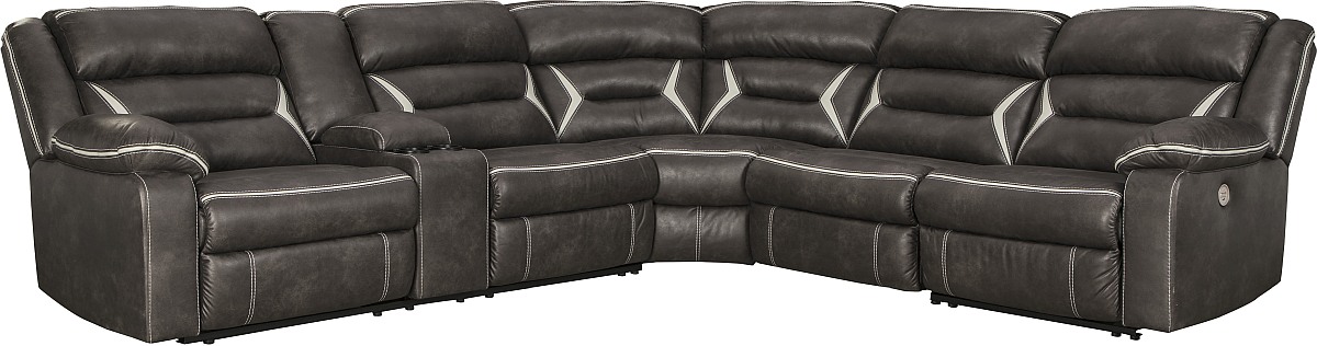 4 piece online reclining sectional