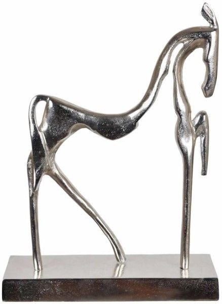 Crestview Collection Horse Walker Alumimum  Statue-0