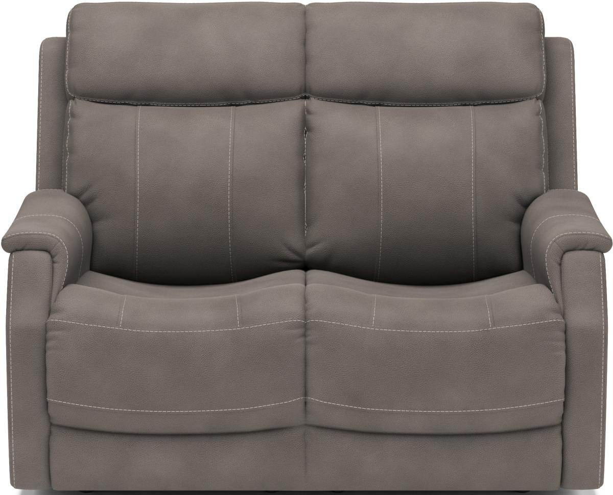 Flexsteel® Easton Gray Power Reclining Loveseat With Power Headrests ...