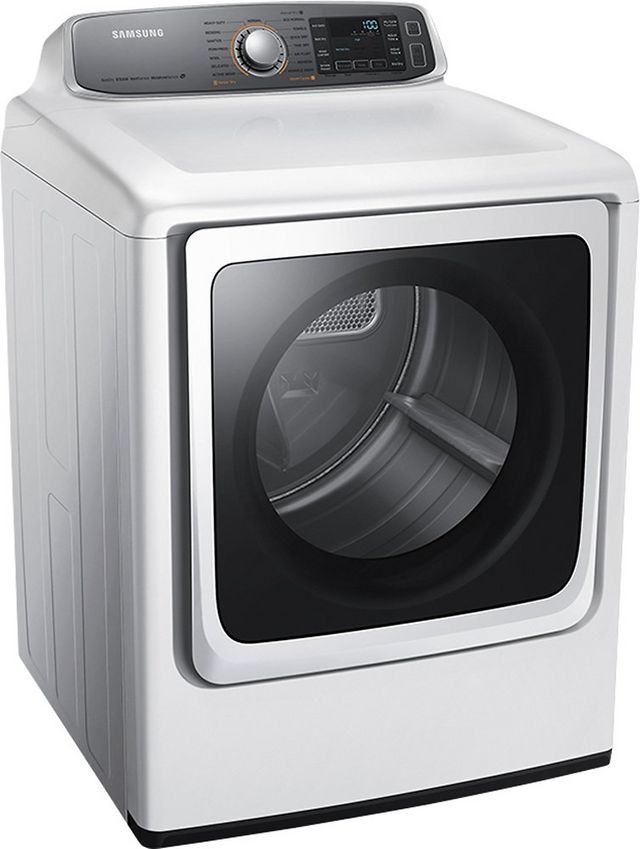 Samsung 9000 Series 9.5 Cu. Ft. White Front Load Electric Dryer 5