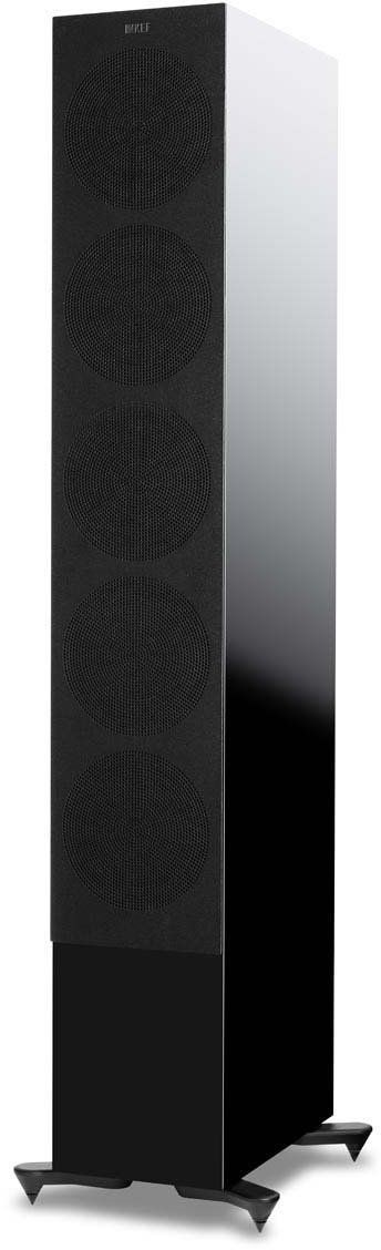 KEF R Series 6.5" Black Gloss Floor Standing Speaker 1