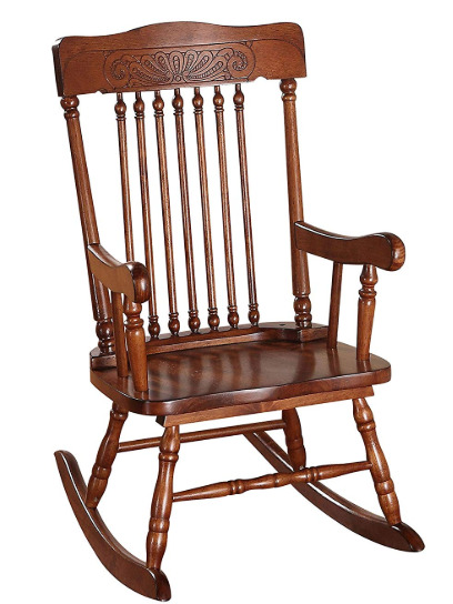 ACME Furniture Kloris Tobacco Rocking Chair | Wood's Furniture