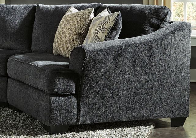 Signature Design by Ashley® Eltmann 4-Piece Slate Sectional with Cuddler 3