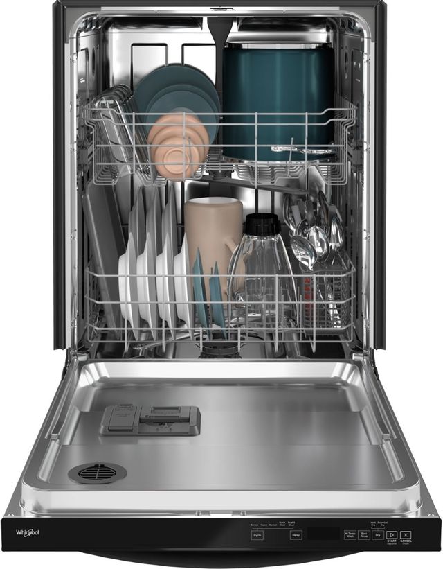 Whirlpool® 24" Black Built In Dishwasher-2