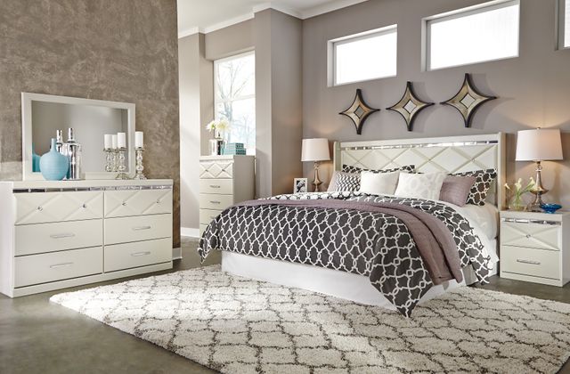 Signature Design by Ashley® Dreamur Champagne King Panel Bed 7