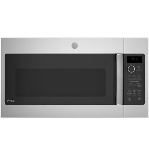 GE Profile™ 1.7 Cu. Ft. Convection Over-the-Range Microwave Oven 0
