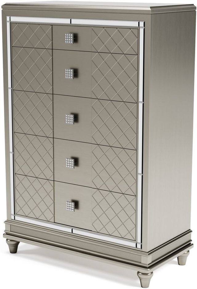 Signature Design by Ashley® Chevanna Platinum Chest of Drawers-2