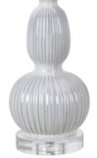 Crestview Collection Solano White Table Lamp-1