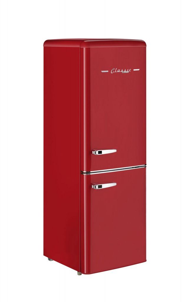 Unique® Appliances Classic Retro 7.0 Cu. Ft. Candy Red Counter Depth Freestanding Bottom Freezer Refrigerator 6