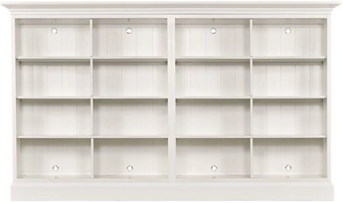 Hammary® Structures White Quad Mid Height Bookcase