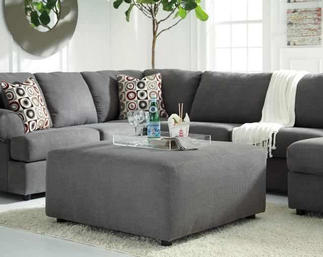 Signature Design by Ashley® Jayceon Steel Oversized Accent Ottoman 1