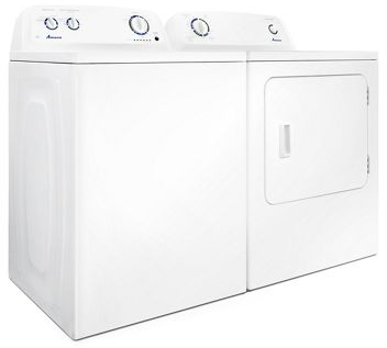 Amana® White Top Load Laundry Pair 3