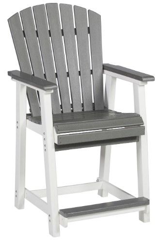 Signature Design by Ashley® Transville 5-Piece Gray/White Outdoor Dining Set-2