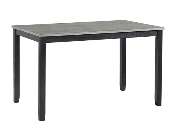 Elements Martin Grey Counter Table, Four Stools & Bench-1