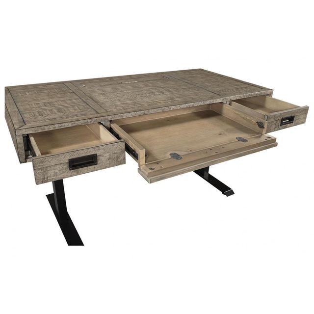Aspenhome Grayson 60 Inch Adjustable Lift Desk-2