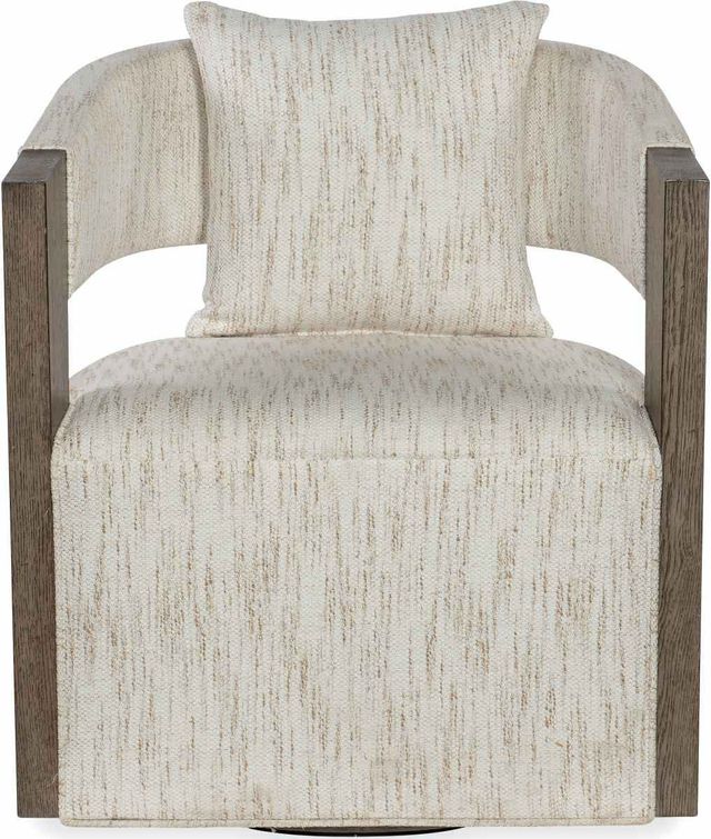 Hooker® Furniture CC Calloway Peak Dphane Parchment/Mink Swivel Chair-1