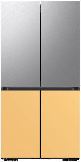 Samsung Bespoke Flex™ 18" Sunrise Yellow Glass French Door Refrigerator Bottom Panel 2
