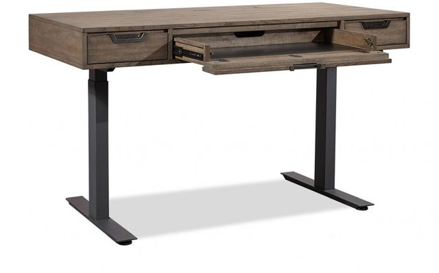 Aspenhome® Harper Point Fossil Adjustable Desk with Top-1