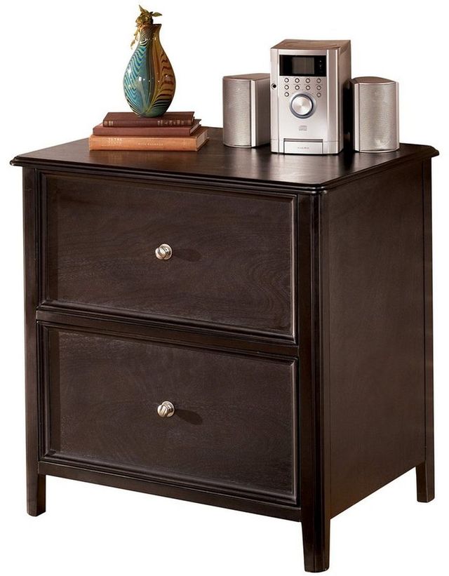 Signature Design by Ashley® Carlyle Dark Brown Lateral File Cabinet