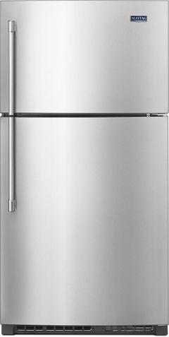 Maytag® 21.2 Cu. Ft. Fingerprint Resistant Stainless Steel Top Freezer Refrigerator-MRT711SMFZ