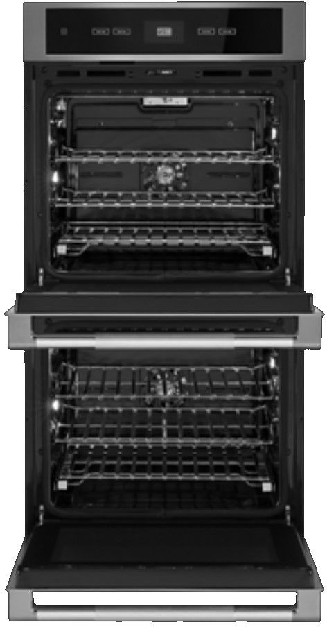 JennAir® RISE™ 27" Stainless Steel Built-In Double Electric Wall Oven-1
