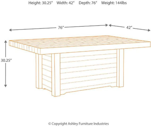 Table de salle à manger rectangulaire Sommerford, brun, Signature Design by Ashley® 1