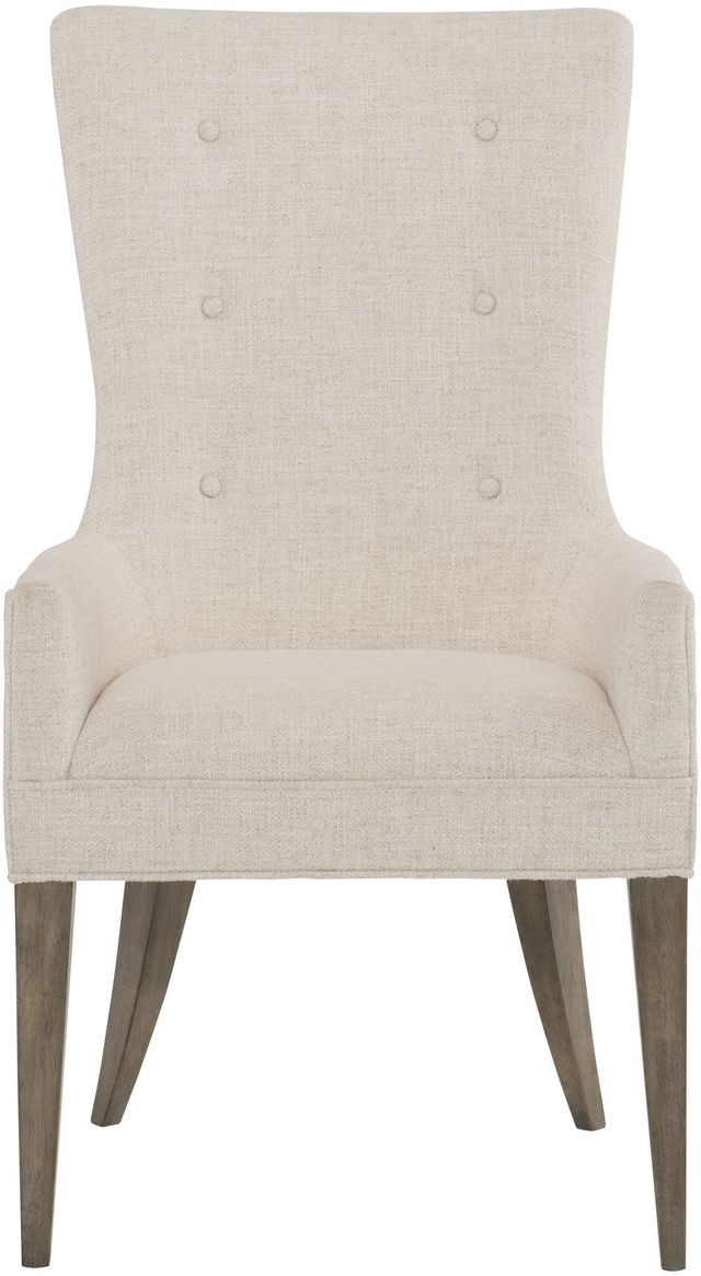 Bernhardt Profile Light Gray Arm Chair