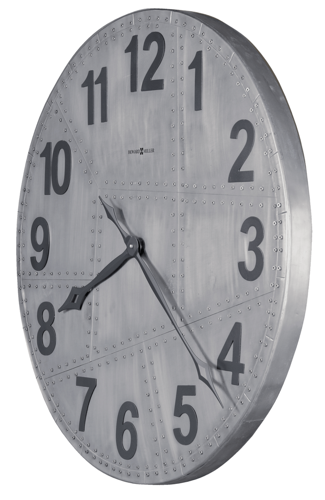 Howard Miller® Aviator Gallery 33" Charcoal Gray Wall Clock 1