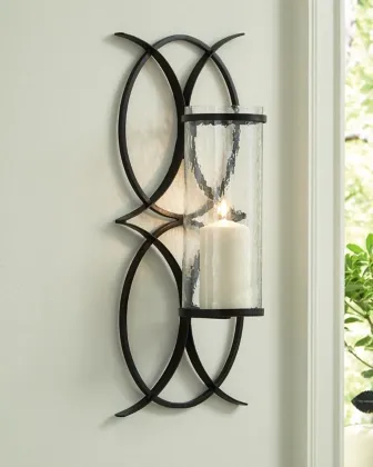 Signature Design by Ashley® Bryndis Black Wall Sconce 5